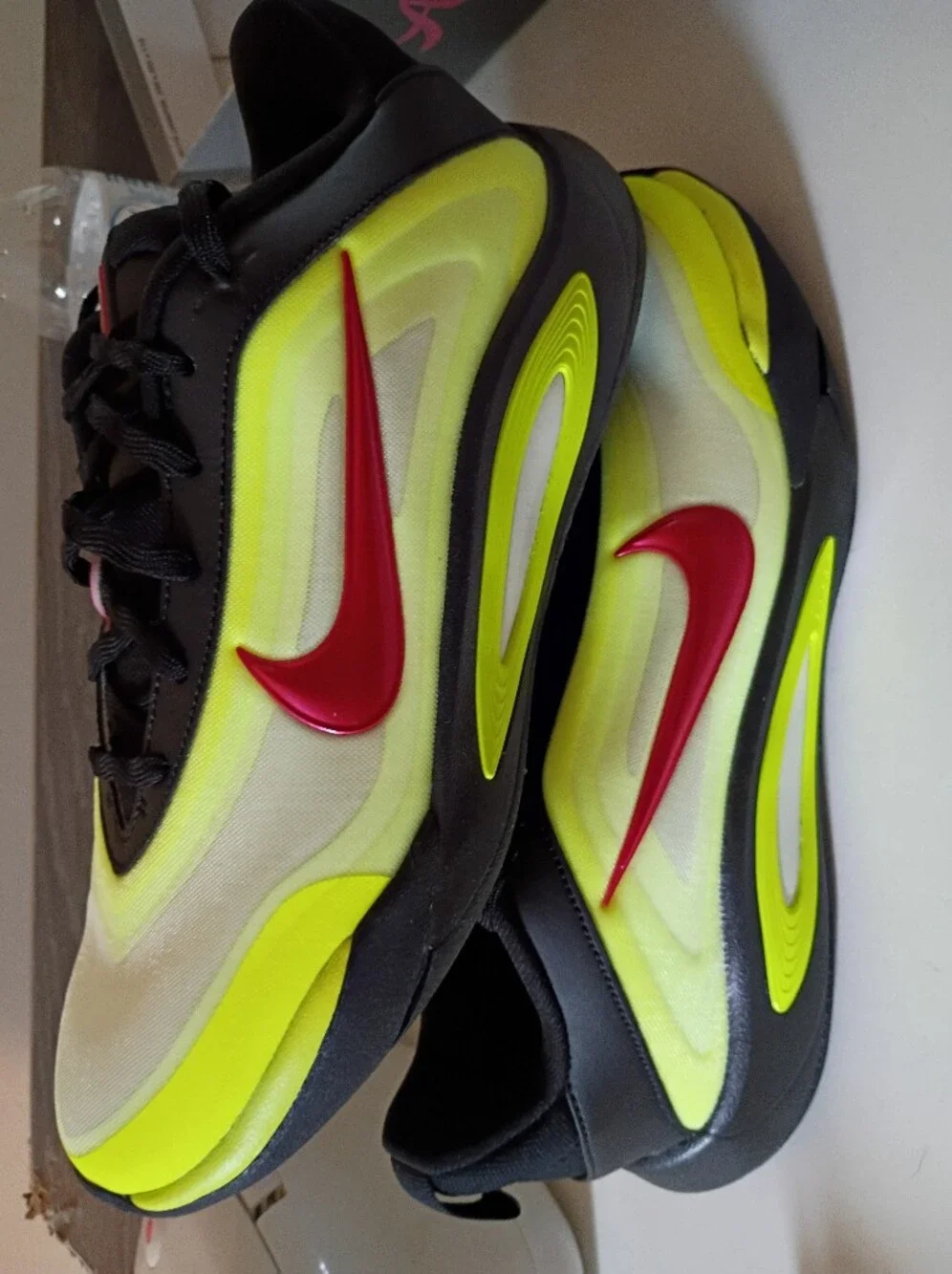 Nike Neon Yellow & Pink Athletic Sneakers